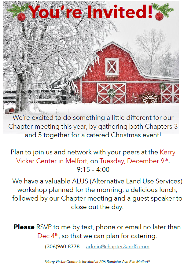 Chapter 3 and 5 Fall Meeting